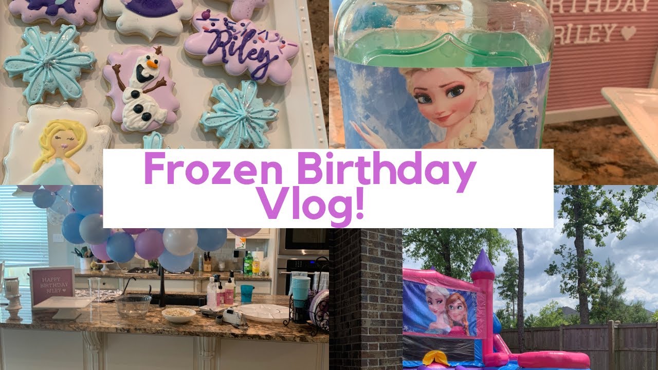 FROZEN BIRTHDAY VLOG, A BIRTHDAY DURING QUARANTINE YouTube