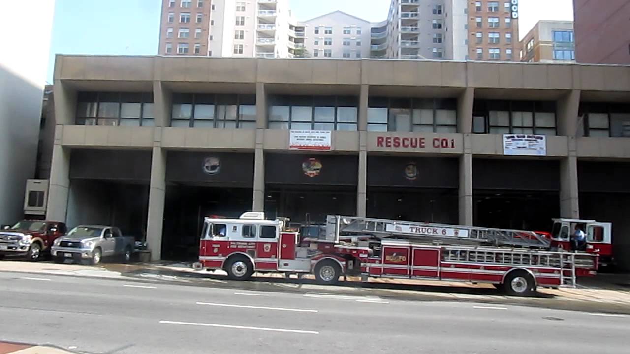BCFD Truck 6 at Steadman Station - YouTube