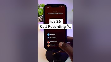 ios 26 Call Recording Feature ☎️ #ios26
