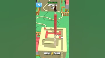 🔥 Stacky Dash 👀 Level 58 Android⚡IOS #stackydash #gameplay #shorts