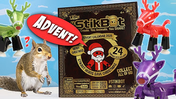 Stikbot Advent Calendar 2025 Heroes Save Christmas Reindeers! Review