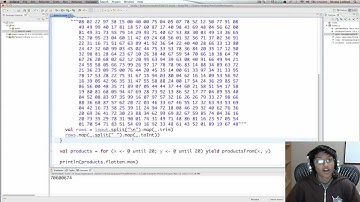 Project Euler using Scala: Problem 11