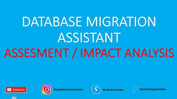 Data Migration Assessment | Database Migration Assistant | SQL TO SQL -Part 1Tamil