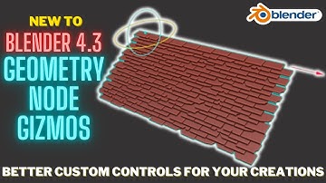 Gizmos for Geometry Nodes in Blender Explained