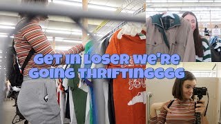 come thrift shopping with me and my bff!!