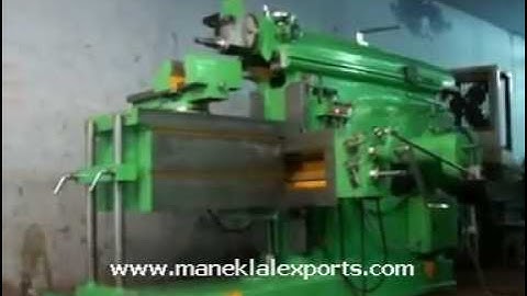 Manek - Shaping Machine Model: MS-42