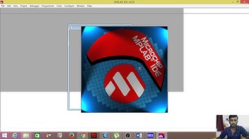 construct a pic18 circuit consist 2 switches and 8 led using mplab and protheus