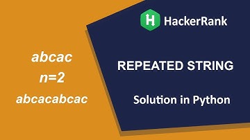 Repeated String |  Hacker Rank | Solution in Python