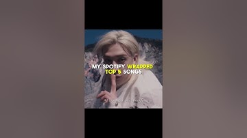 MY SPOTIFY WRAPPED TOP 5 SONGS #kpop #bts #trending #spotify #ytshorts #shorts