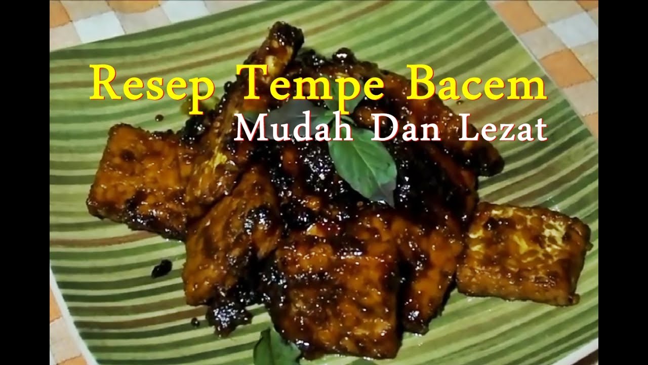 Resep Tempe Bacem Mudah Dan Lezat YouTube