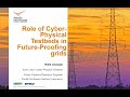 Role of Cyber-Physical Testbeds in Future-Proofing grids | November 14th, 2024