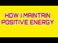 Maintaining good energy everyday