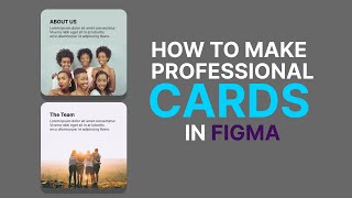 Figma tutorial: Card component with auto layout 2023