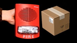 Simplex Speaker/Strobe Fire Alarm Unboxing & Testing