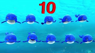 count until 10 animals under sea more nursery rhymes kids