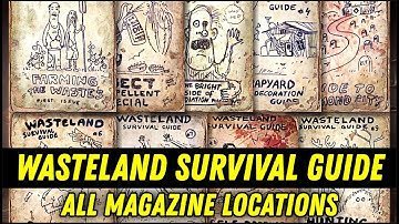 Wasteland Survival Guide - All Magazine Locations (Full Guide) | Fallout 4