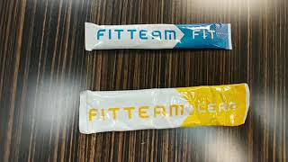 How to use the fitteam products Easy as 1,2,3.