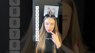 Feet Ranking From Best To Worst