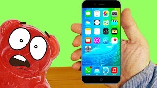 JELLY BEAR and iPHONE 7 MADE OF CHOCOLATE