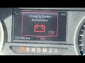 Ford f-150 Service charging system light repair