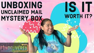 Unclaimed Mail Mystery Box| 2nd Unboxing of Fun-delivered