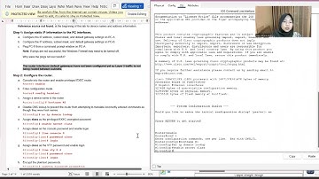 Lab - Build a Switch and Router Network - Prak Jarkom Percobaan 2