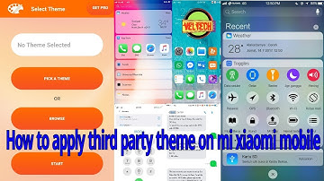 how to apply third party theme on mi4i(by using miui theme creator)
