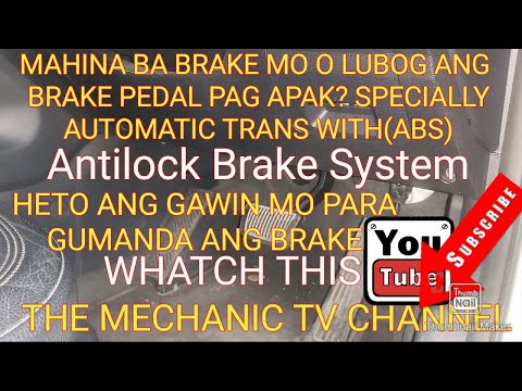 Video: Bakit ang pedal ng preno ay mas mataas kaysa sa gas pedal?