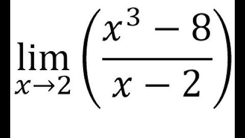 lim(x→2) x^3-8/x-2 | Calculus and Trigonometry | Evaluating the limit