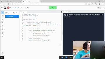 Create a progressbar component using JProgressBar control in Java.