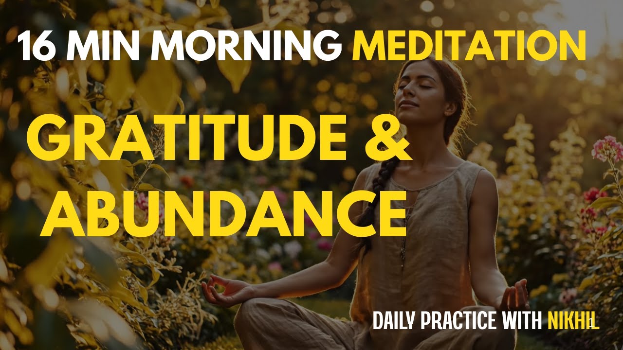 16 Min Guided Meditation for Gratitude & Abundance | Powerful I AM Affirmations | Shift Perspective