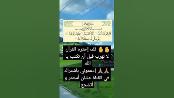 سورة الإخلاص تلاوة هادئة