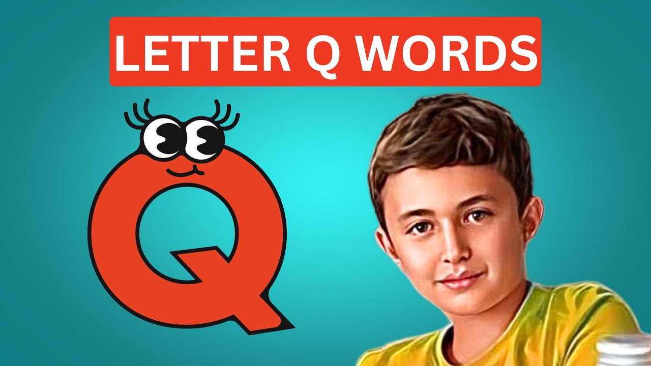 Letter Q words English vocabulary YouTube