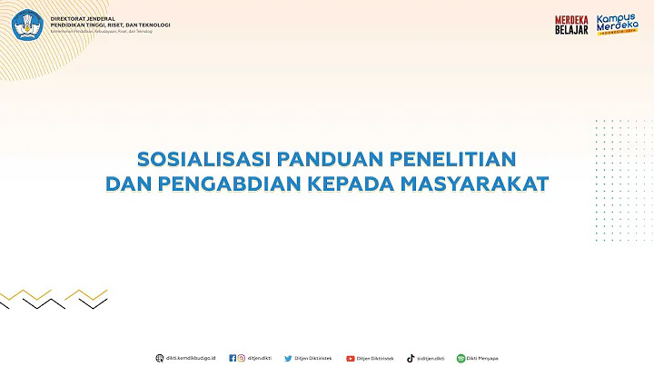SOSIALISASI PANDUAN PENELITIAN DAN PENGABDIAN KEPADA MASYARAKAT