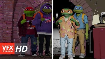 Teenage Mutant Ninja Turtles Mutant Mayhem - CGI Breakdown by Cinesite
