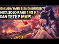 GAK ADA YANG BISA DIANDELIN?! MIYA SOLO RANK 1 VS 9 DAN TETAP MVP