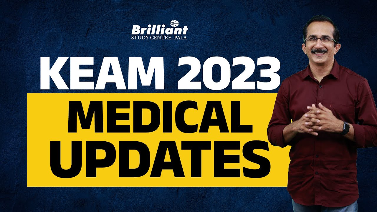 KEAM 2023 Medical Updates YouTube
