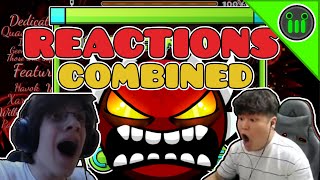 Multiple Win Reactions Played At Once... Geometry Dash Botbase
