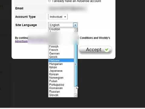 How To Use The Google Adsense On Your Weebly Website