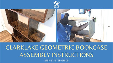 VASAGLE Wooden 5-Tier Bookcase Assembly (5-Tier Display Shelf/Room Divider, Freestanding Decorative