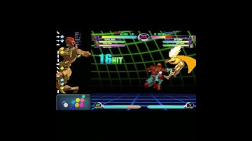 MvC2 Dhalsim 65% far j.HP, long range RP assist confirm followup to unfly wall carry loop, FS combo