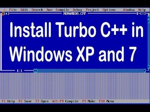 Download and Install Turbo C++ on Windows 7 - YouTube
