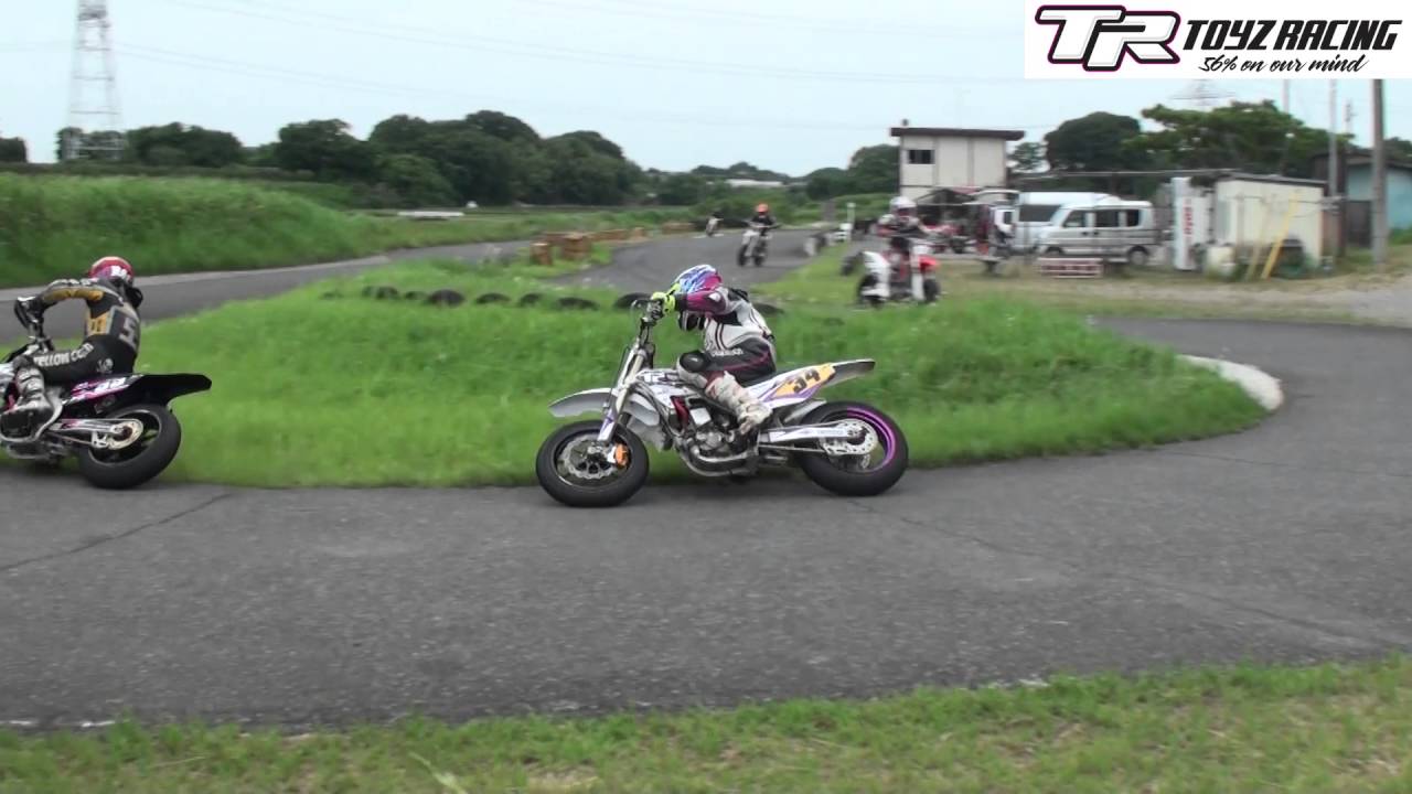TOYZ Racing Supermoto Practice Iwai circuit in Ibaraki, Japan YouTube