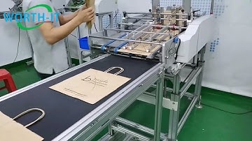 FC 600 friction feeder connect with printing machine | shopping bag counting and printing machine