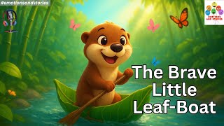 The Brave Little Leaf-Boat #emotionsandstory #bedtimestory #shortstory #englishstory #kidsstory