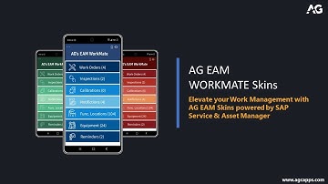 Elevate your Work Management with AG EAM Skins powered by SAP Service & Asset Manager