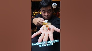 The smallest RC helicopter in the world #rchelicopter #rcmodel #smallest #amazing #rc #toyhelicopter