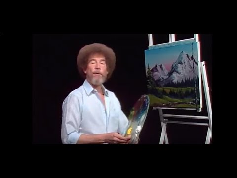 الرسام الاسطوري بوب روز تعلم الرسم في لوحه وادي الصنوبر مترجم للعربي