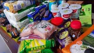 Kshs 20,000 Budget Shopping (with prices) in a Kenyan supermarket