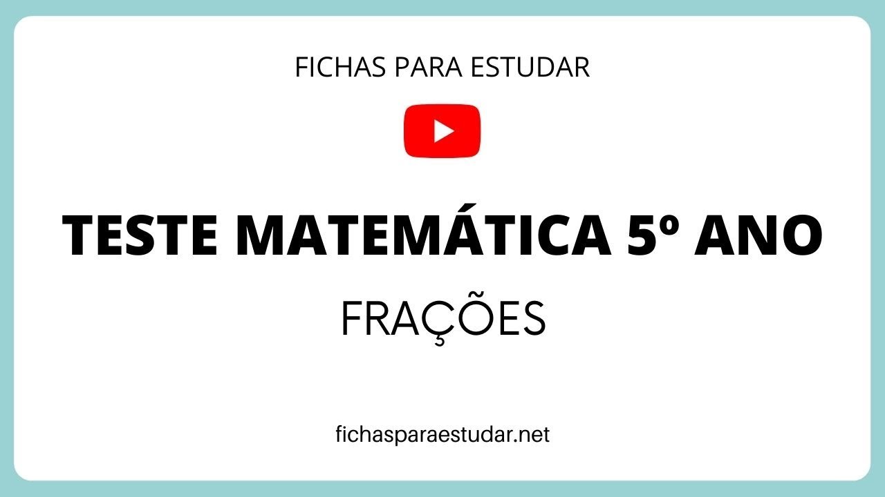 Teste de Matemática!